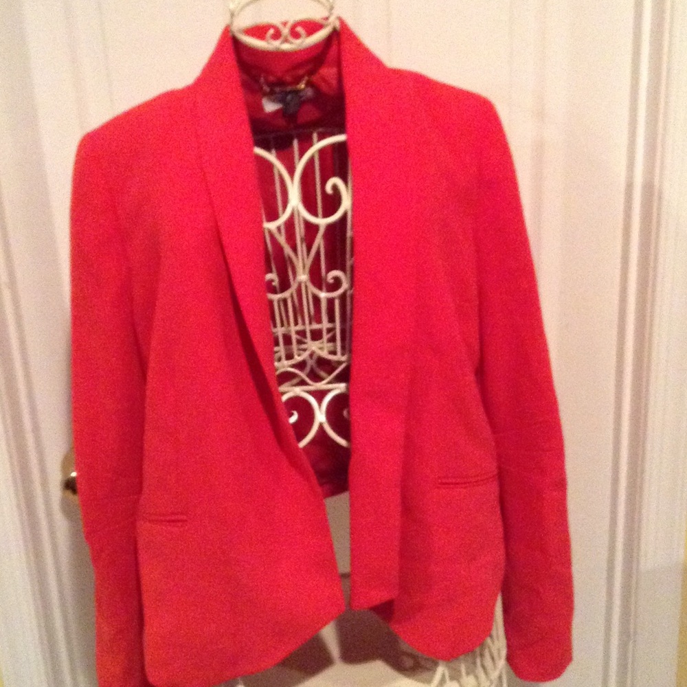 Orange Calvin Klein Blazer